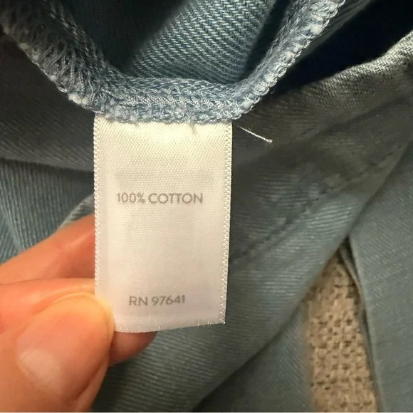 J.Jill Pure Denim Indigo Collection Dress Blue Size M Midi Relaxed Lagenlook NWT - Picture 12 of 12